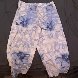 women’s floral columbia capri